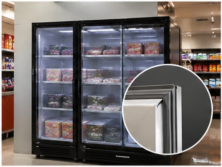 Double Glass-Door Display